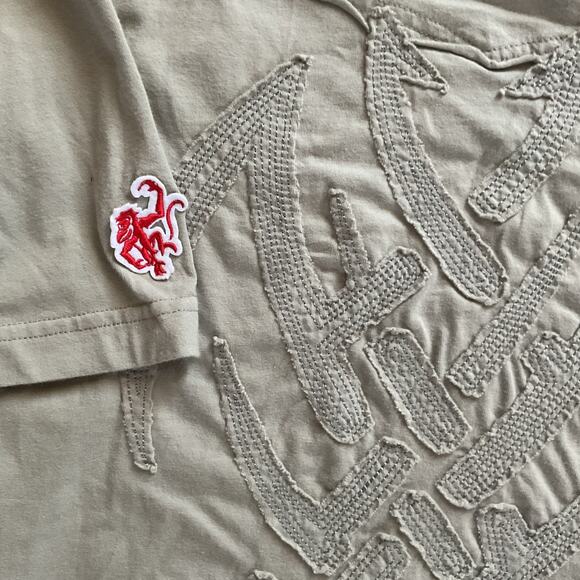 Red Monkey Los Angeles Tribal Rhinestone Graphic T-Shirt Wings Eagle Men’s Sz S - Picture 7 of 10